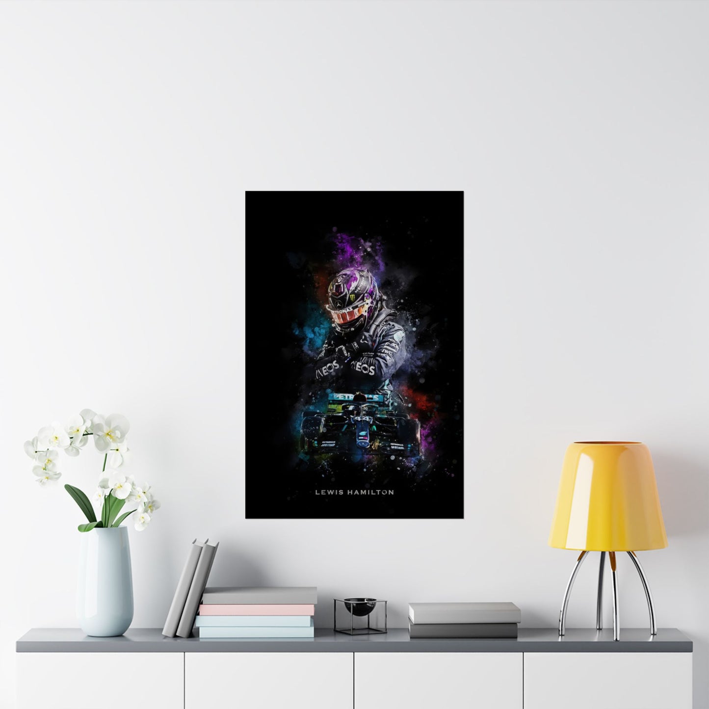 Lewis Hamilton - Vinyl Poster