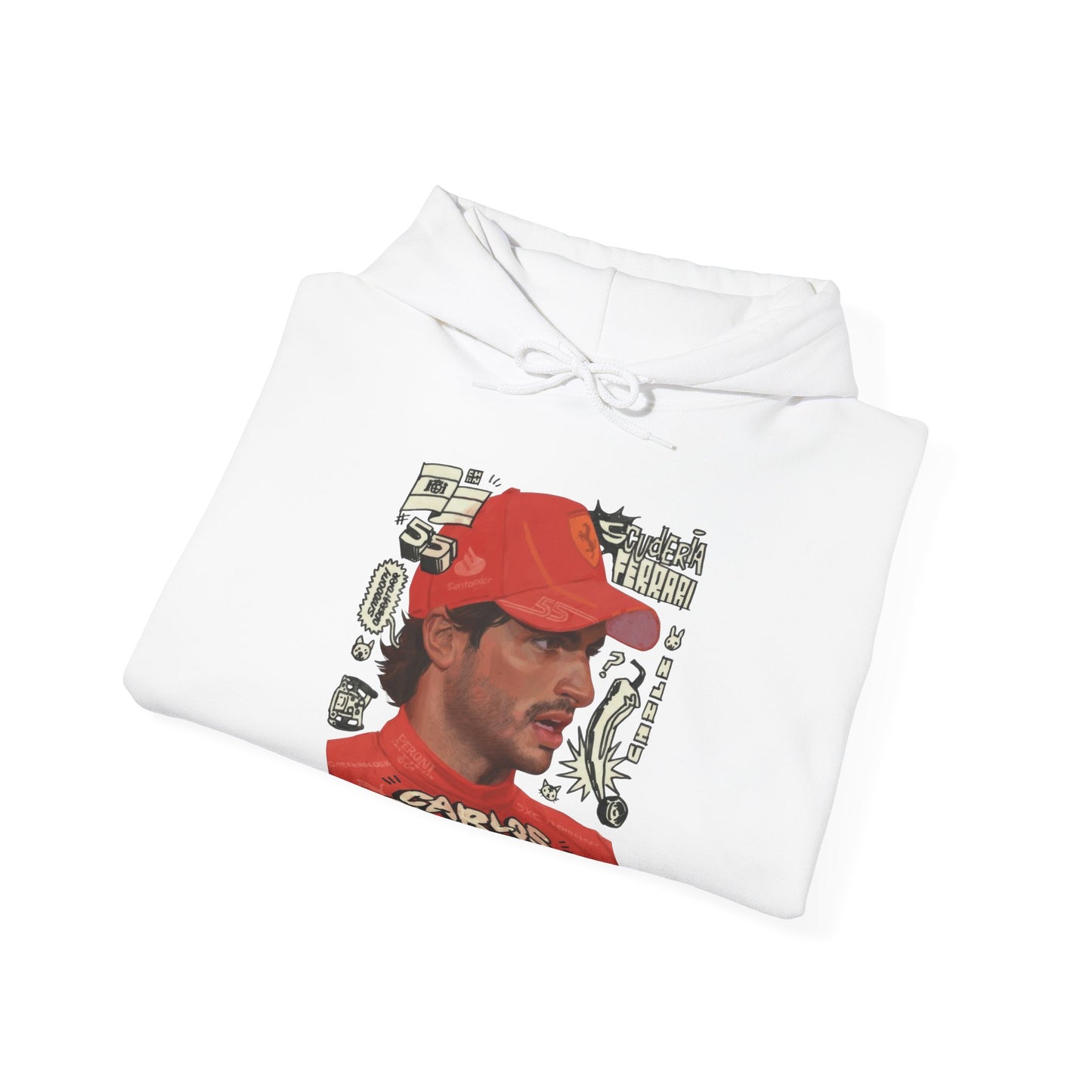 Carlos Sainz - Fan Art // Unisex Hoodie