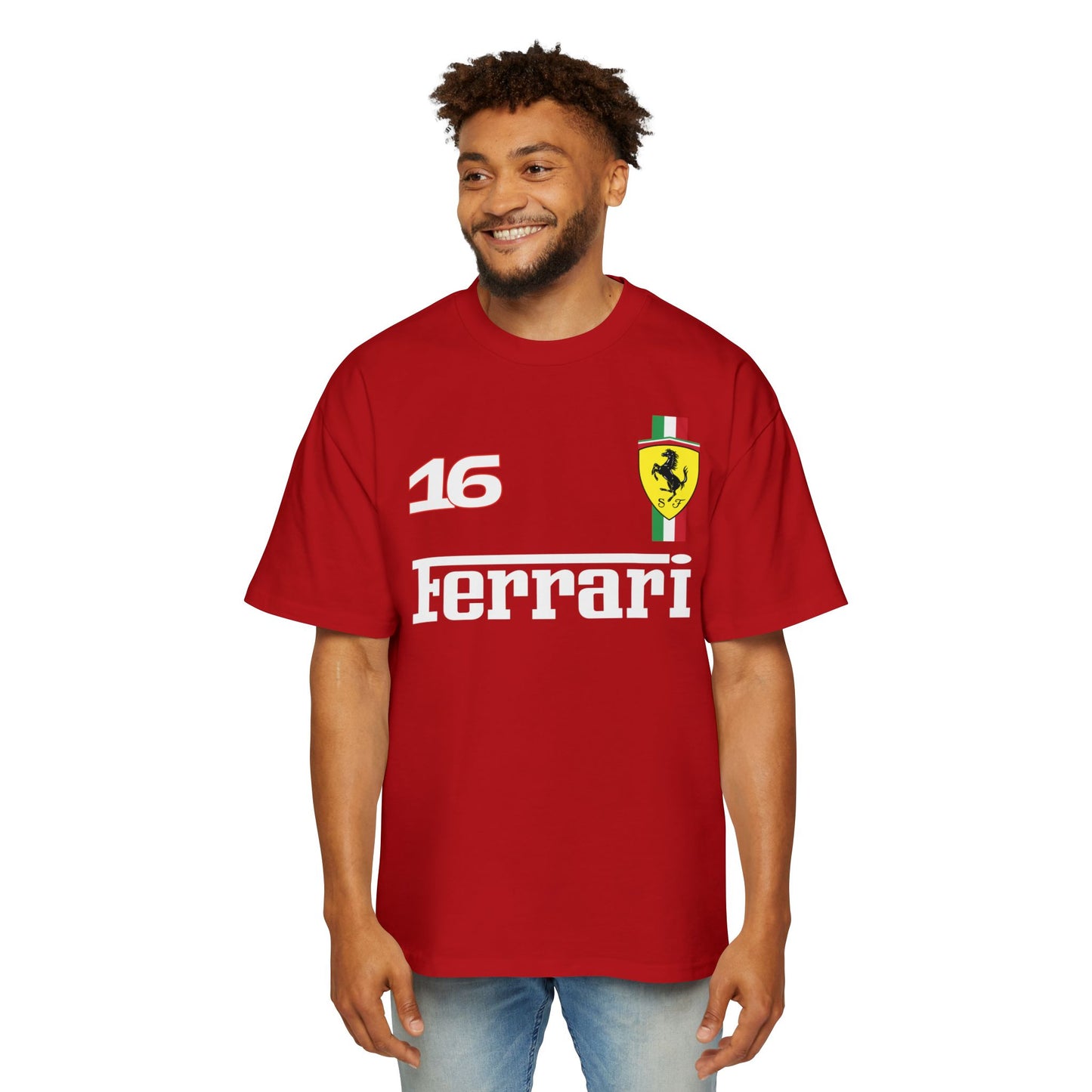 Charles Leclerc Ferrari #16 // Premium Oversized Tee