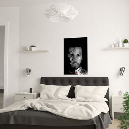 Lewis Hamilton Quote - Vinyl Poster