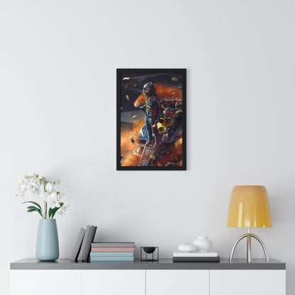 Smoke the Orange! - Framed Art Poster