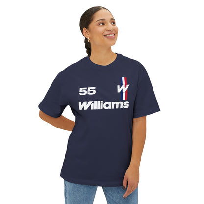 Williams x Carlos Sainz #55 // Premium Oversized Tee