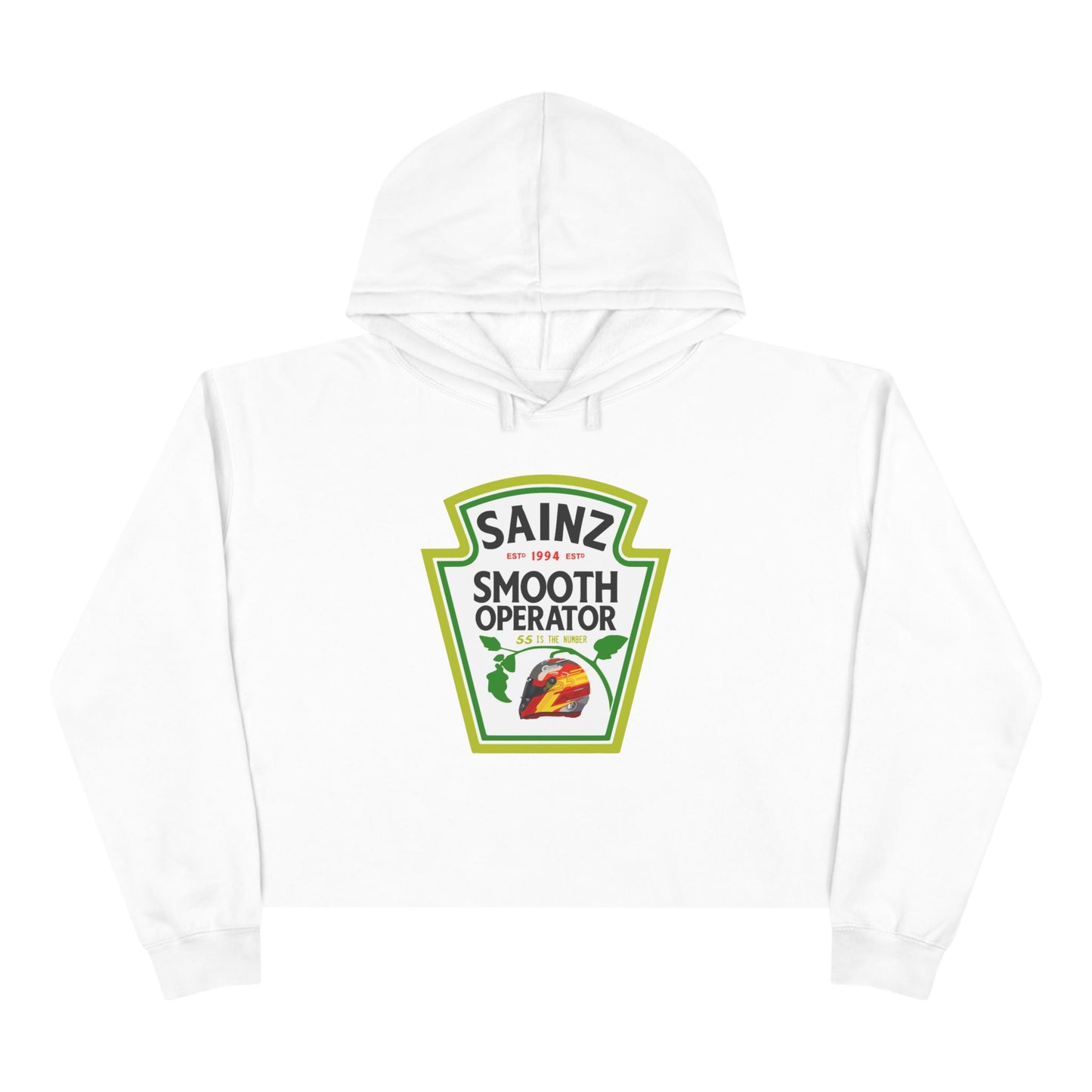 Carlos Sainz - Smooth Operator // Crop Hoodie