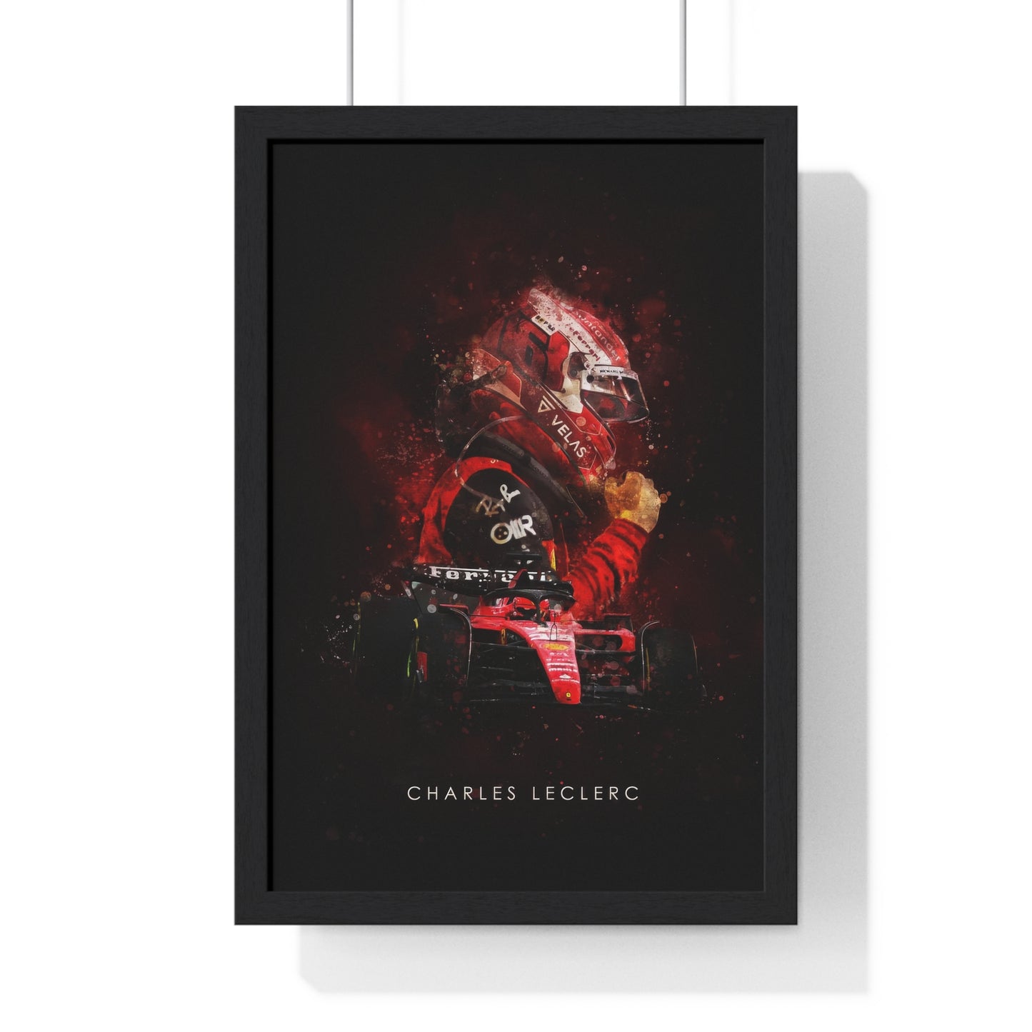 Charles Leclerc - Vinyl Framed Art Poster