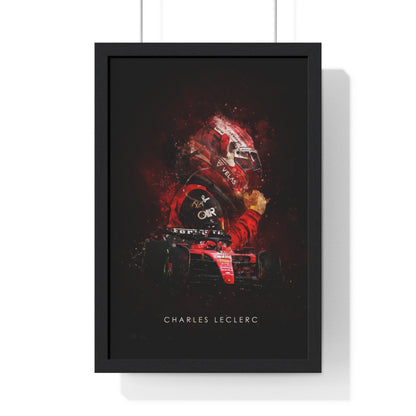 Charles Leclerc - Vinyl Framed Art Poster