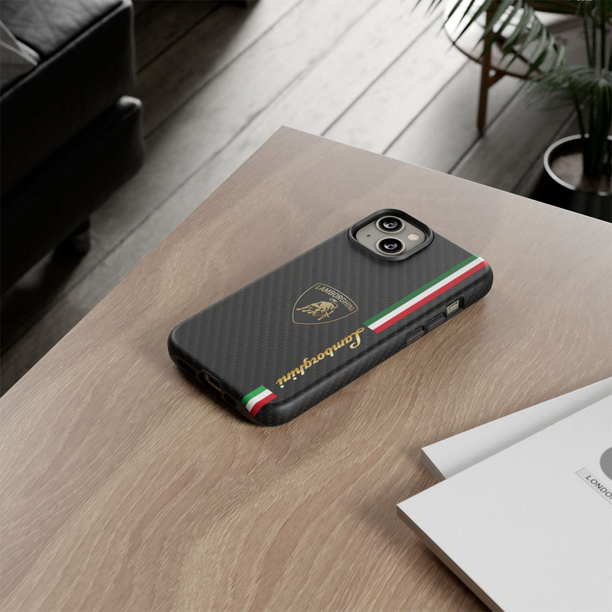 Lamborghini Carbon Stealth // Phone Case