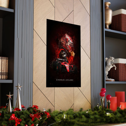 Charles Leclerc - Vinyl Poster