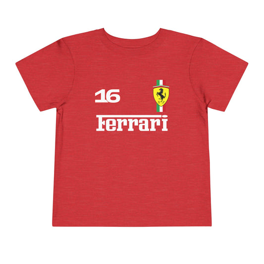 Charles Leclerc Ferrari #16 // Kids Tee
