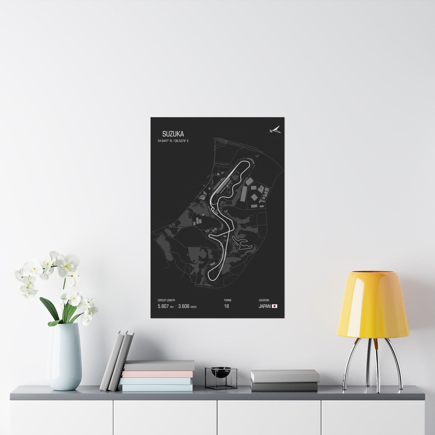 Suzuka Circuit - Art Poster