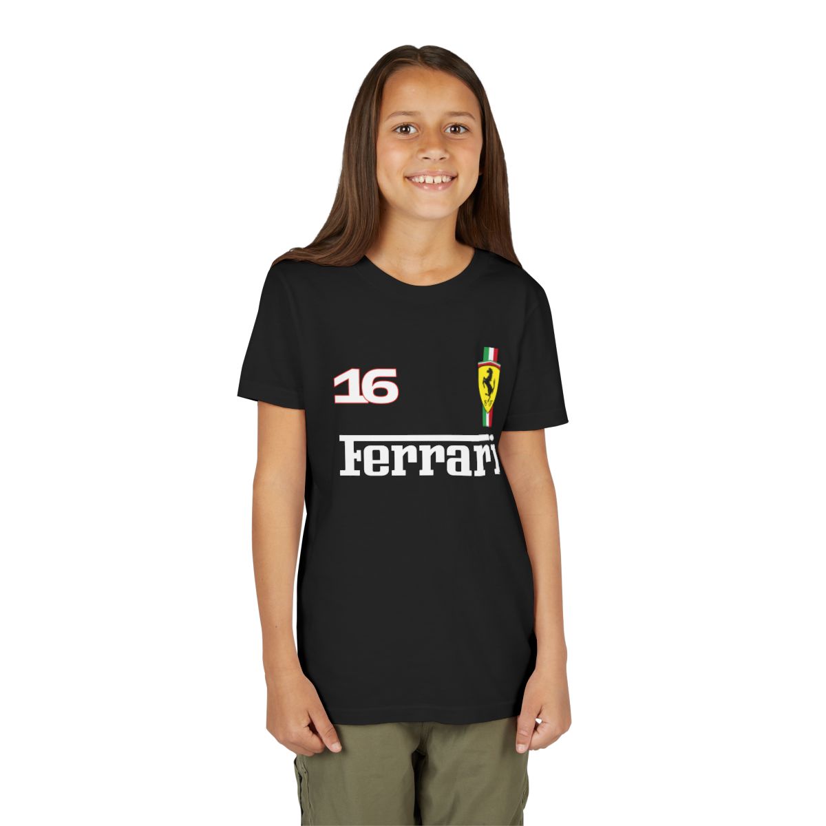 Charles Leclerc Ferrari #16 // Kids Tee