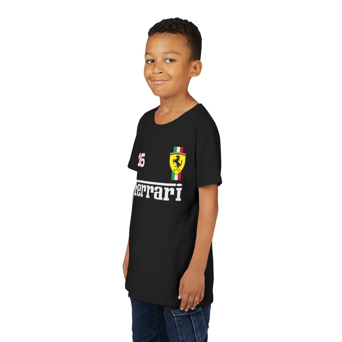 Charles Leclerc Ferrari #16 // Kids Tee