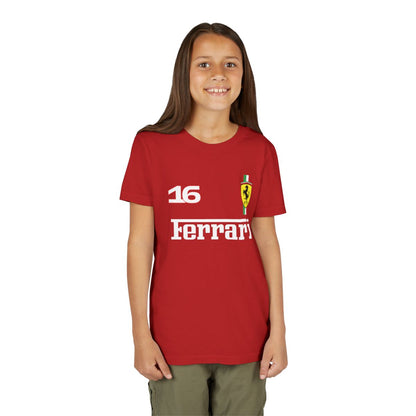 Charles Leclerc Ferrari #16 // Kids Tee