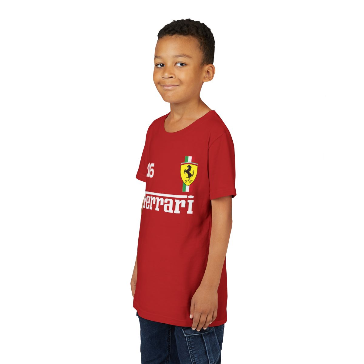 Charles Leclerc Ferrari #16 // Kids Tee