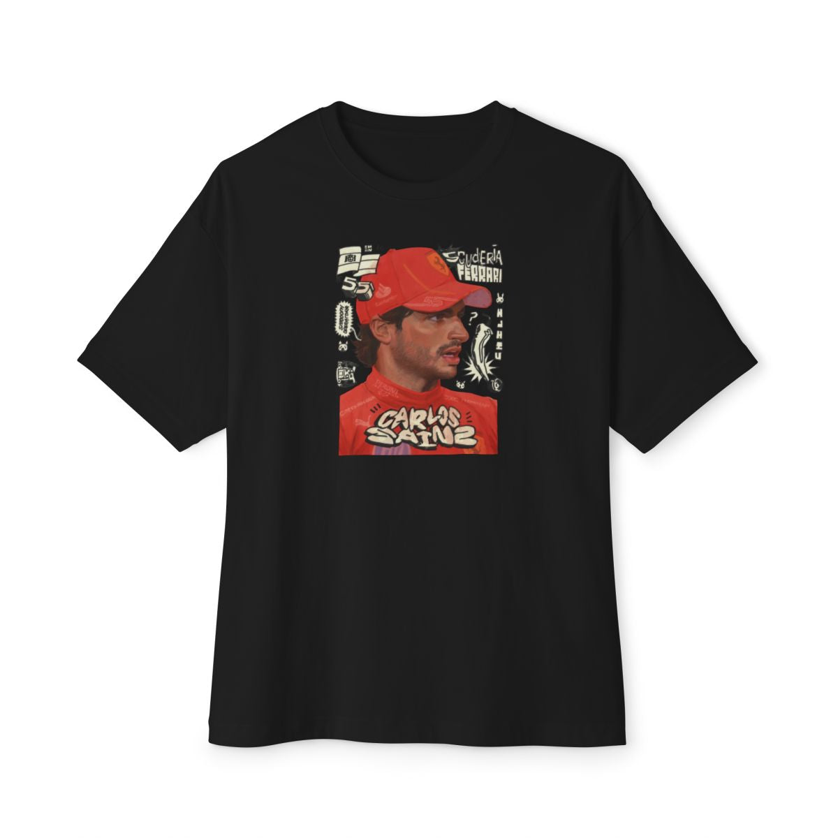 Carlos Sainz - Fan Art // Oversized Tee