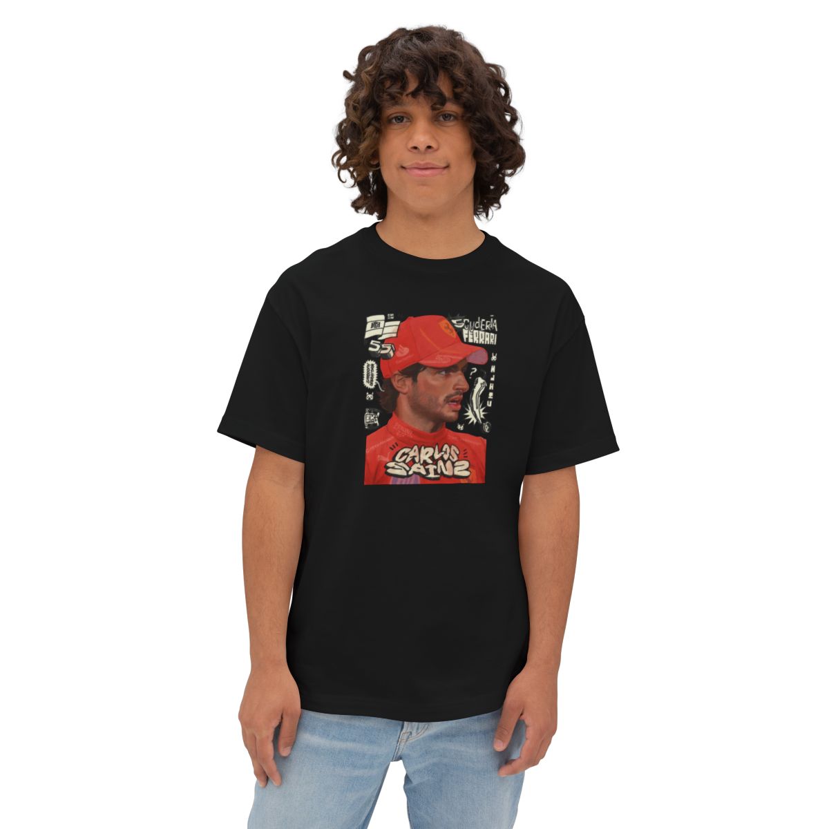 Carlos Sainz - Fan Art // Oversized Tee