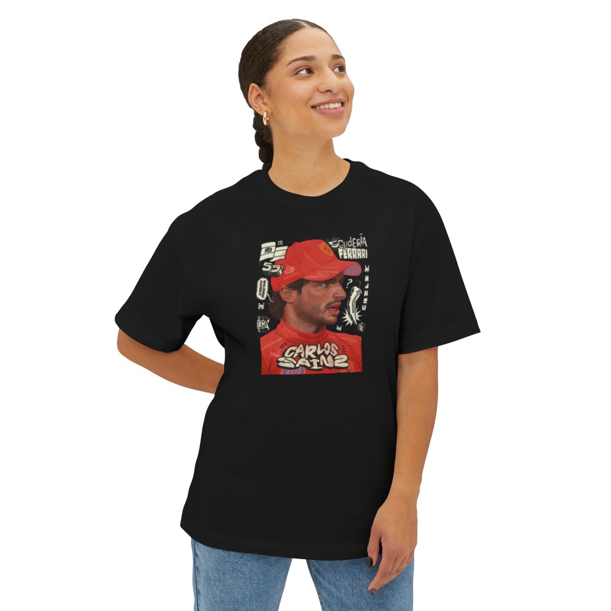 Carlos Sainz - Fan Art // Oversized Tee