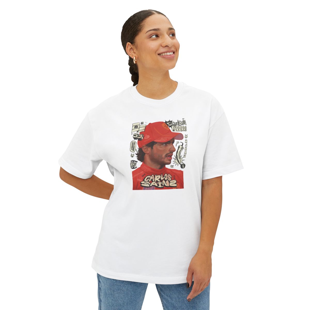 Carlos Sainz - Fan Art // Oversized Tee