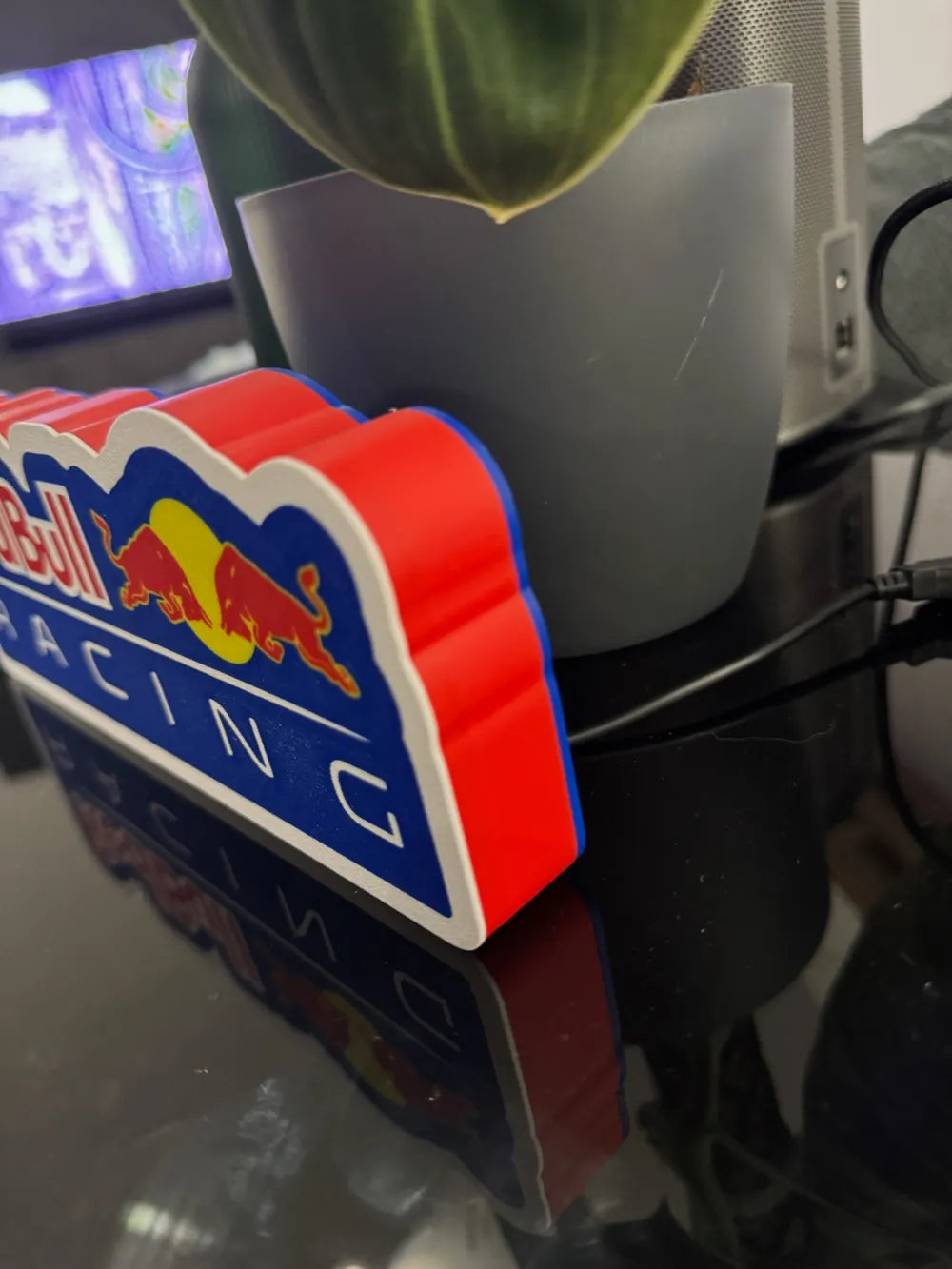 Red Bull Racing Logo Lightbox - 3D Print