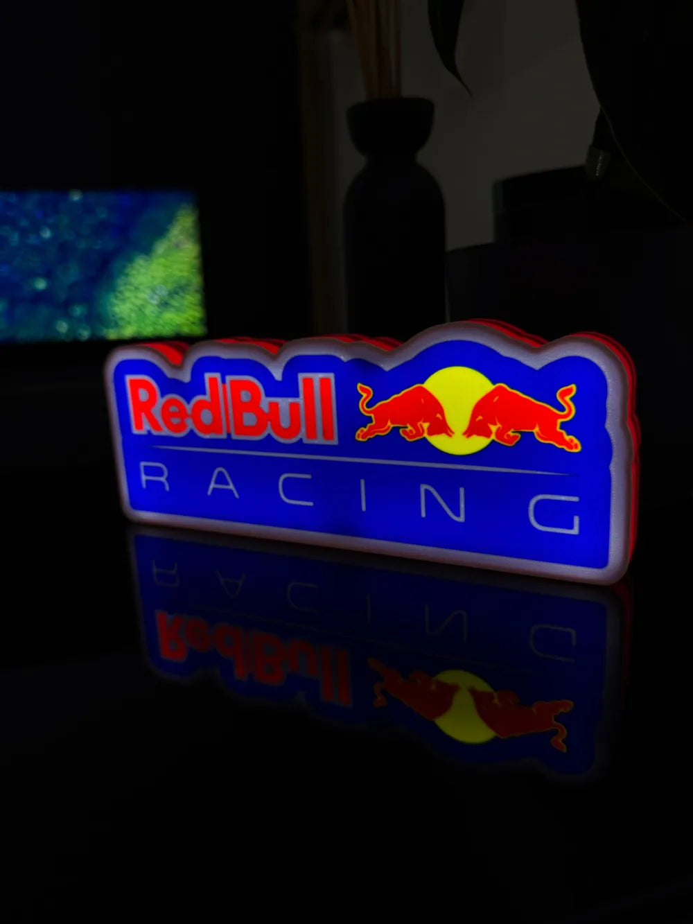 Red Bull Racing Logo Lightbox - 3D Print