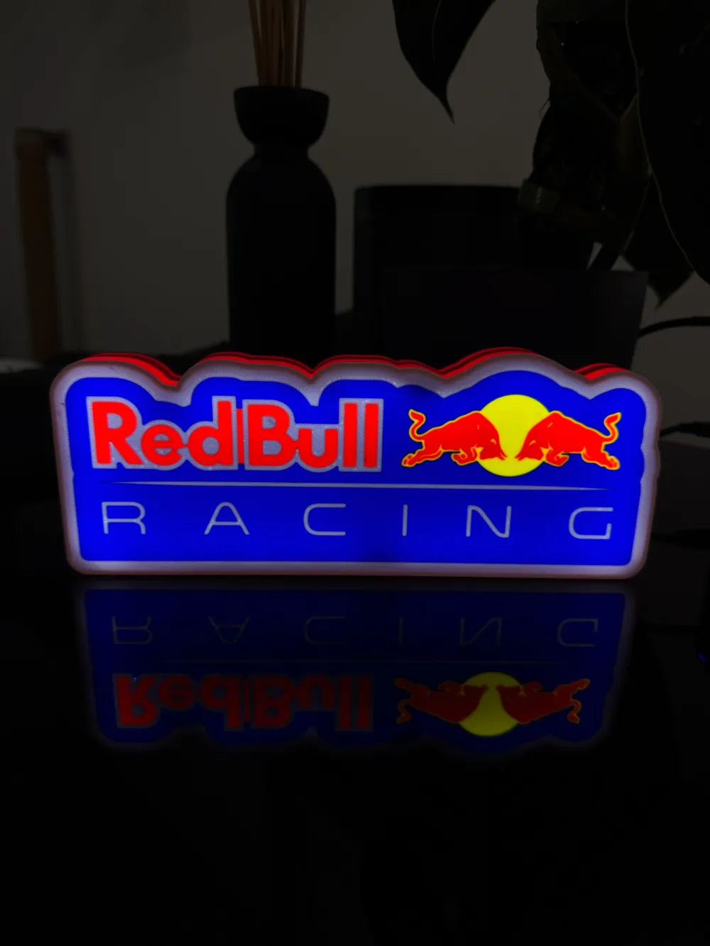 Red Bull Racing Logo Lightbox - 3D Print