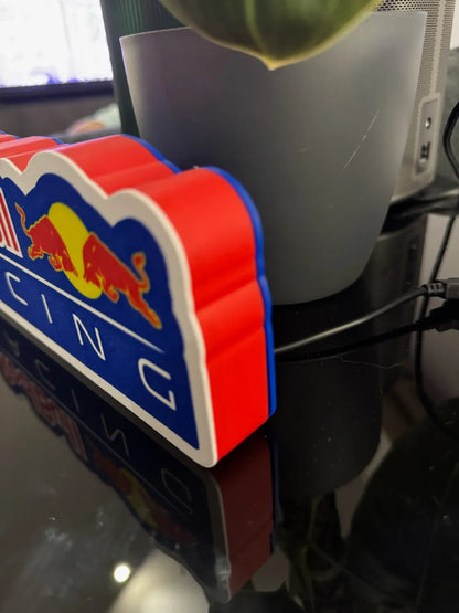 Red Bull Racing Logo Lightbox - 3D Print