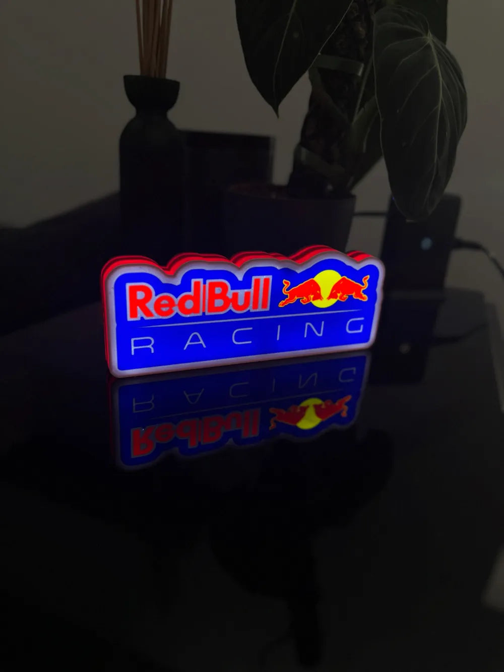 Red Bull Racing Logo Lightbox - 3D Print