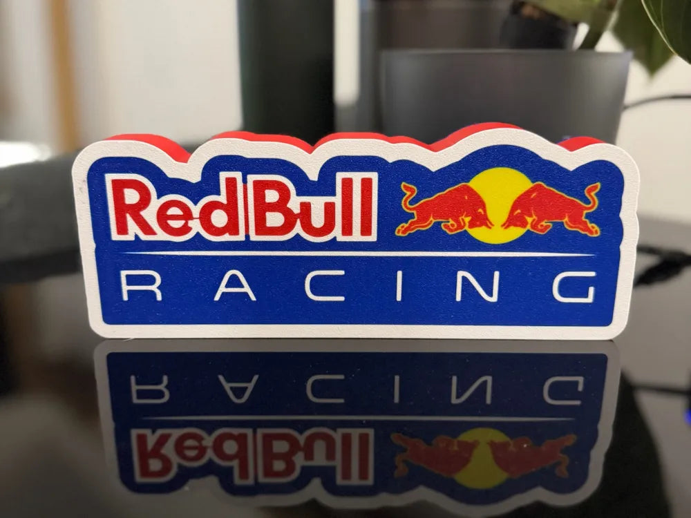 Red Bull Racing Logo Lightbox - 3D Print