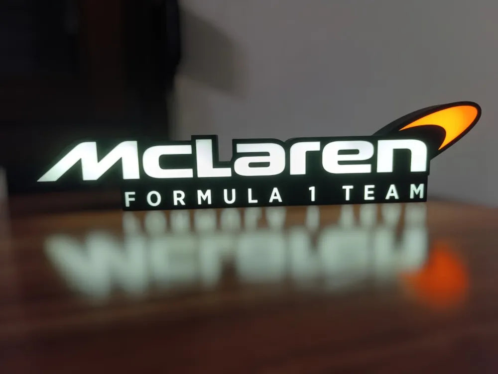 McLaren F1 LED Lightbox Lamp - 3D Print