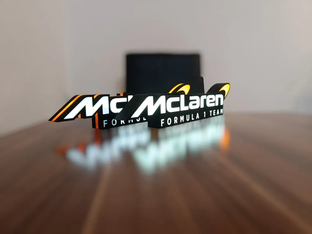 McLaren F1 LED Lightbox Lamp - 3D Print