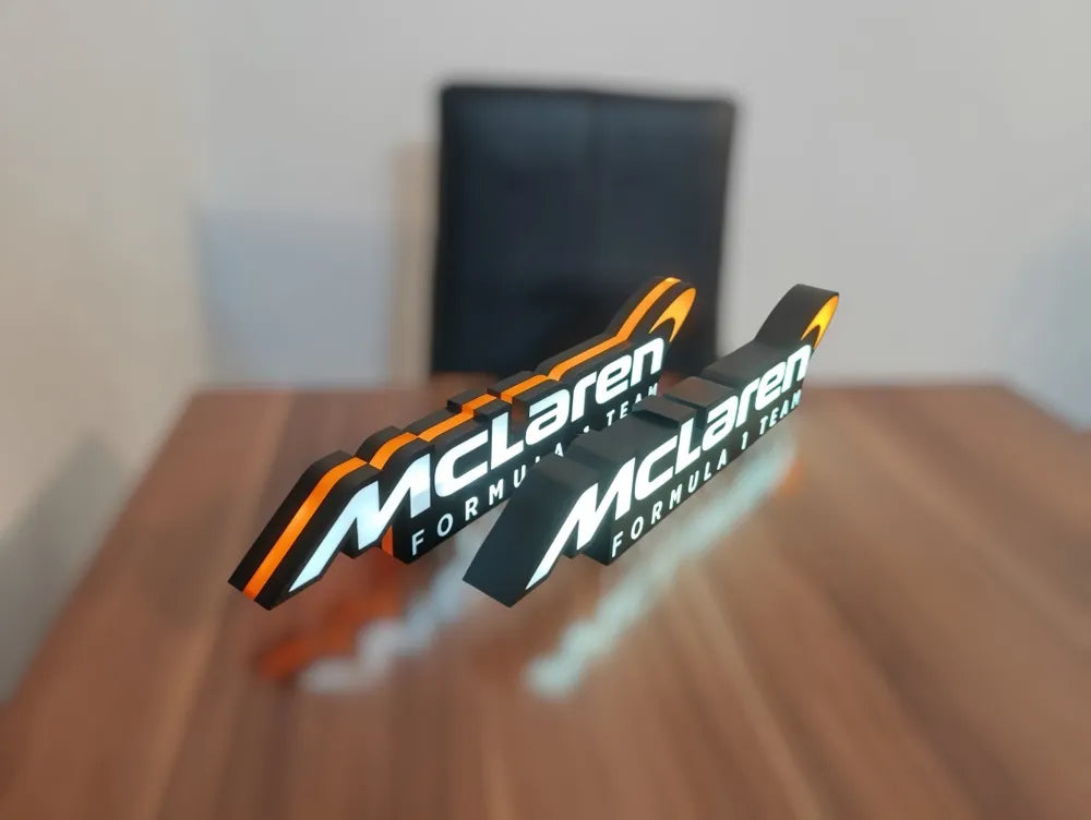 McLaren F1 LED Lightbox Lamp - 3D Print
