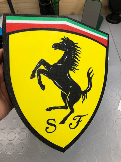 Scuderia Ferrari LED Table Lamp - 3D Print