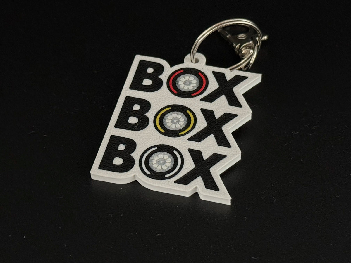 Box Box F1 Keychain - 3D Print