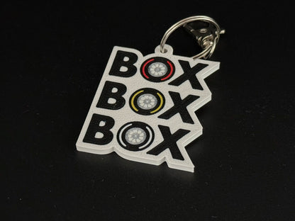 Box Box F1 Keychain - 3D Print