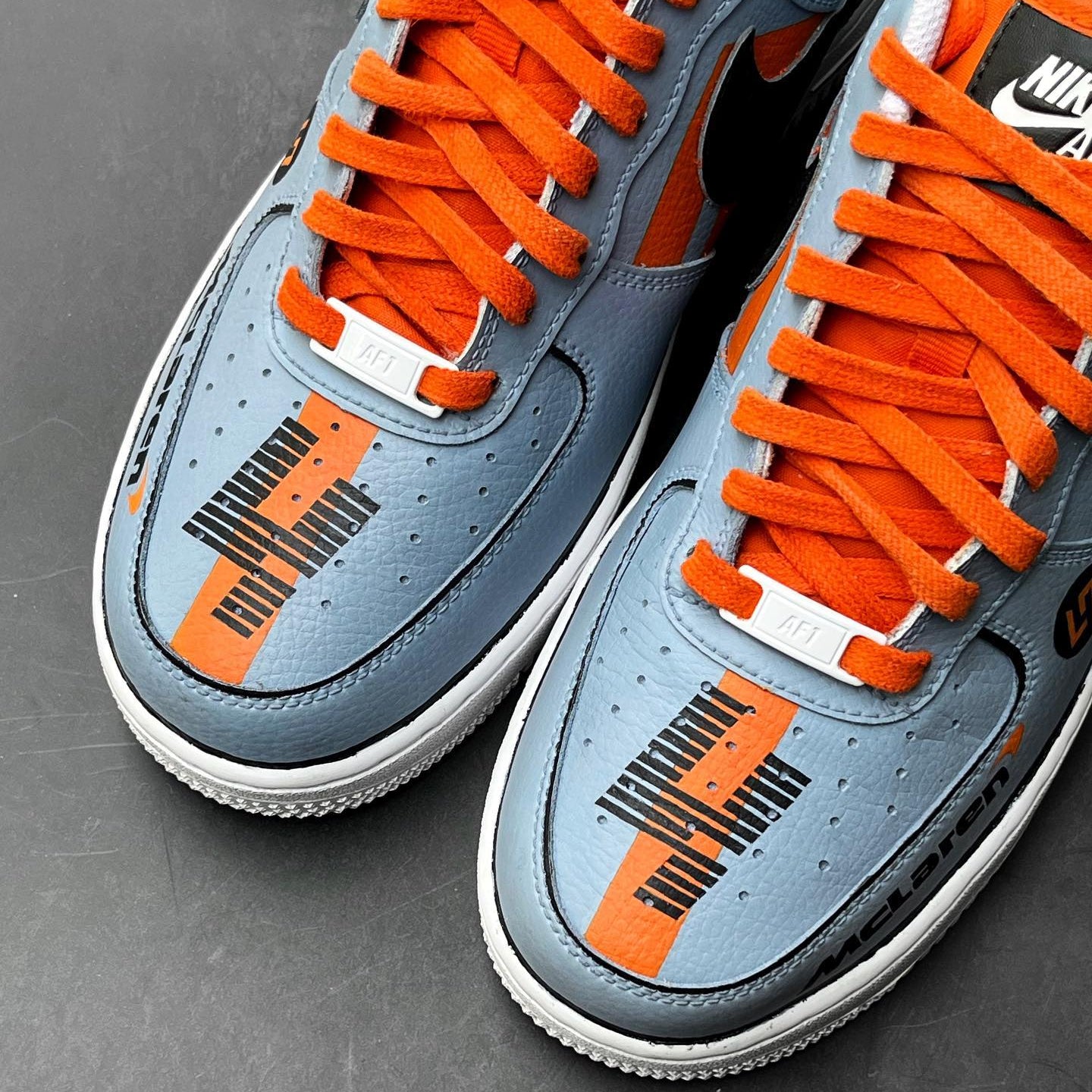 Lando Norris x McLaren Gulf Edition // Nike Air Force 1