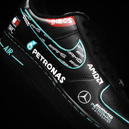 Lewis Hamilton x Mercedes AMG F1 // Nike Air Force 1