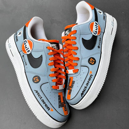 Lando Norris x McLaren Gulf Edition // Nike Air Force 1