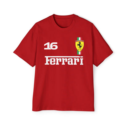 Charles Leclerc Ferrari #16 // Premium Oversized Tee