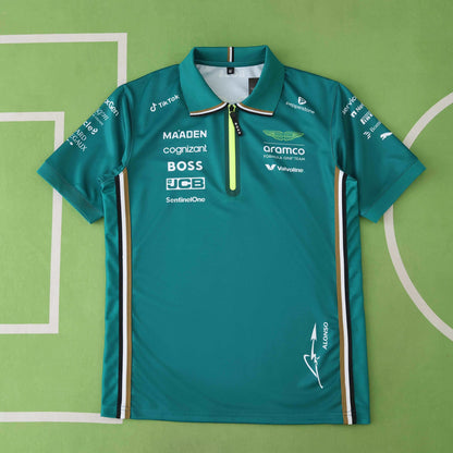 Fernando Alonso - Aston Martin Polo Jersey 2025