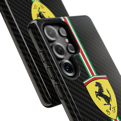 Carbon Ferrari // Phone Case