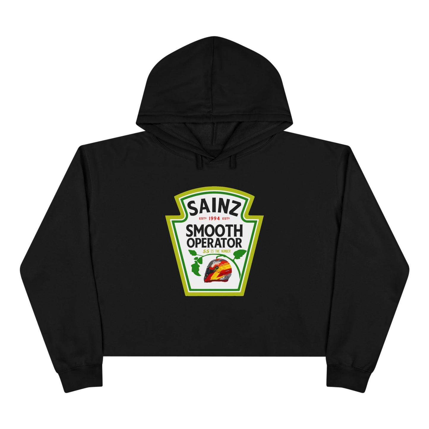 Carlos Sainz - Smooth Operator // Crop Hoodie