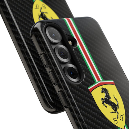 Carbon Ferrari // Phone Case