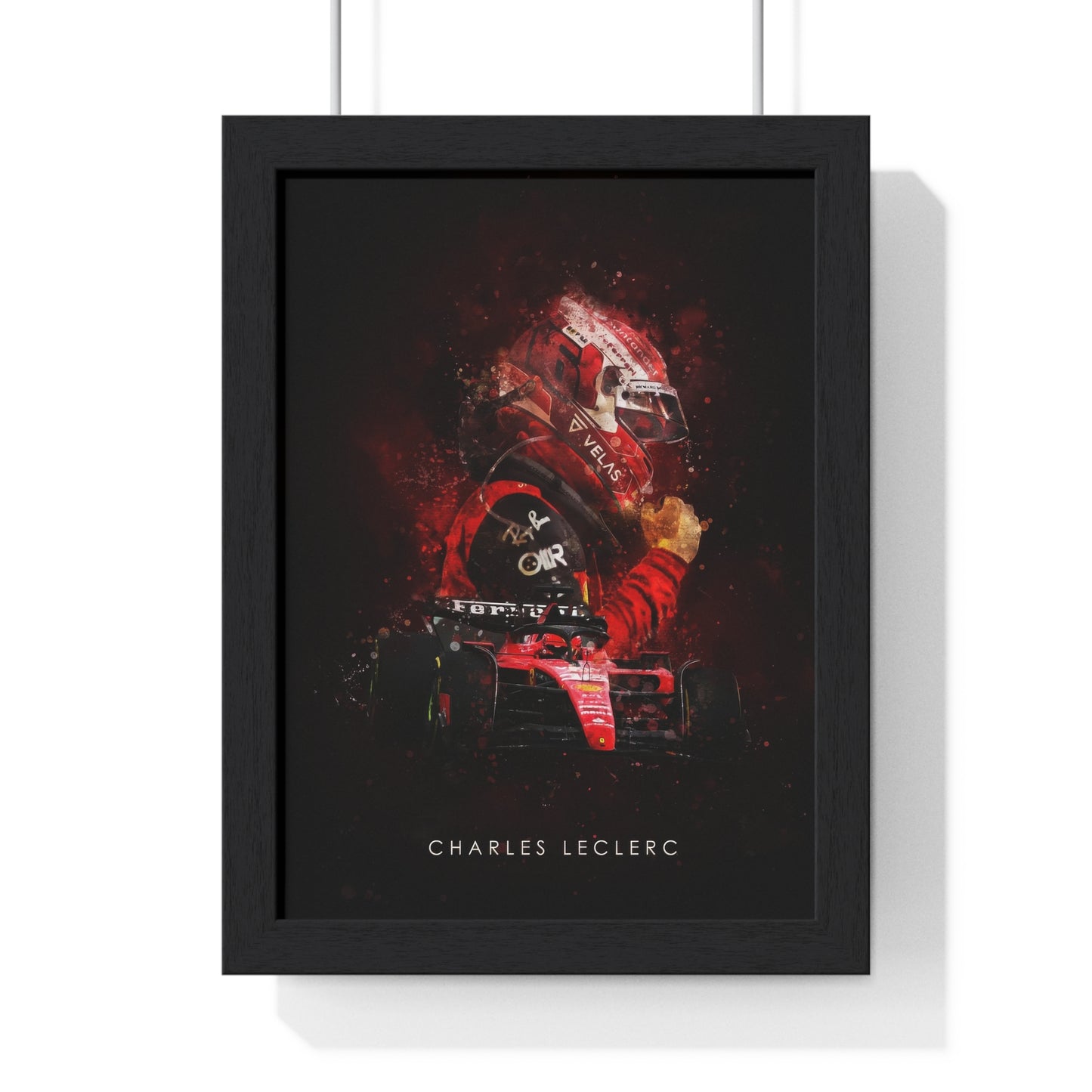 Charles Leclerc - Vinyl Framed Art Poster