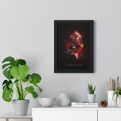 Charles Leclerc - Vinyl Framed Art Poster