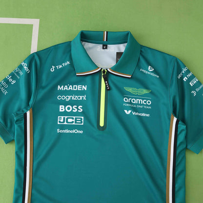 Fernando Alonso - Aston Martin Polo Jersey 2025