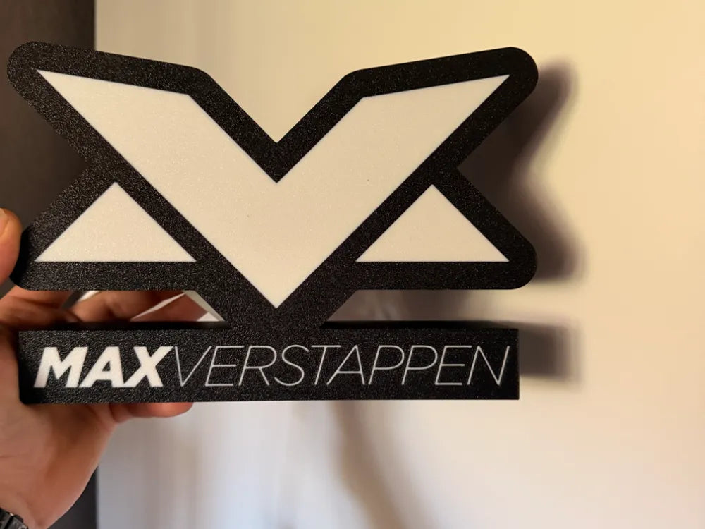 Max Verstappen Lightbox Lamp - 3D Print