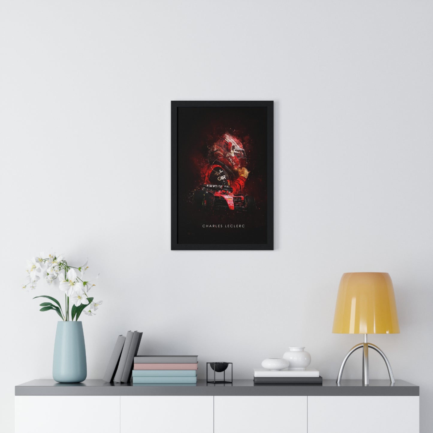 Charles Leclerc - Vinyl Framed Art Poster
