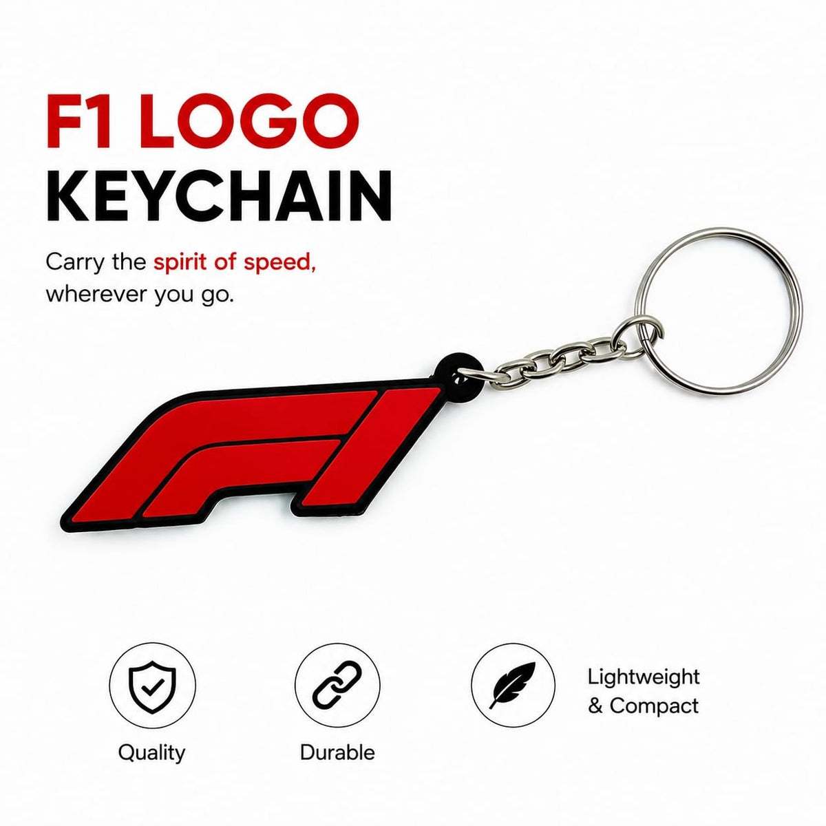 Formula 1 Logo Keychain