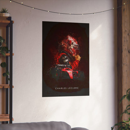 Charles Leclerc - Vinyl Poster