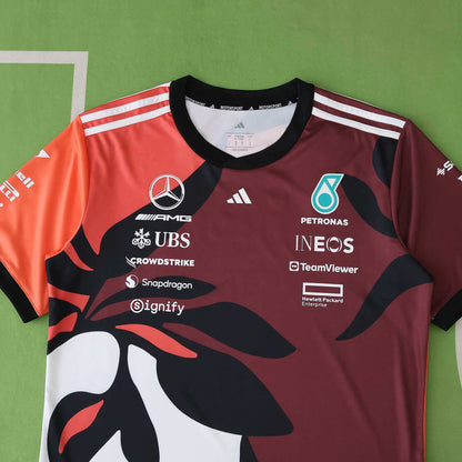 2025 Miami Floral Jersey Tee