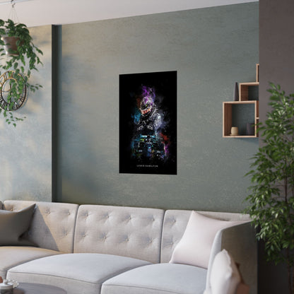 Lewis Hamilton - Vinyl Poster